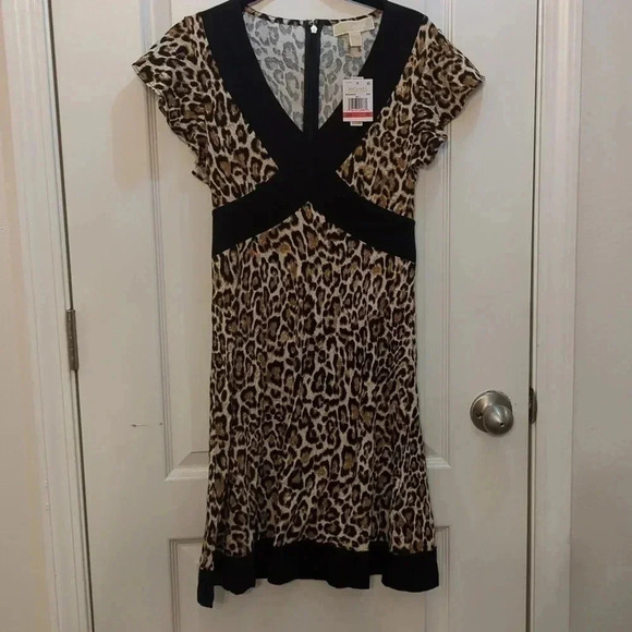 Michael Michael Kors Women's Printed Crisscross Border Dress - Picture 7 of 7